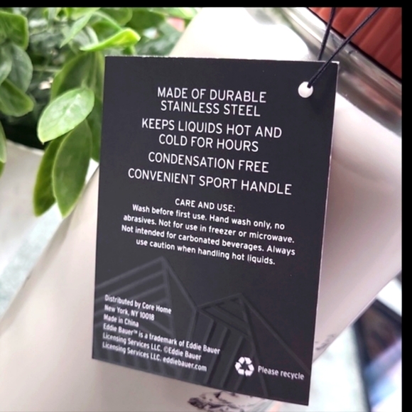 NWT: Eddie Bauer Sierra 32 Oz. Metal Drink Bottle - Picture 3 of 9